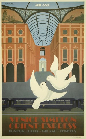 Milan Orient Express Poster